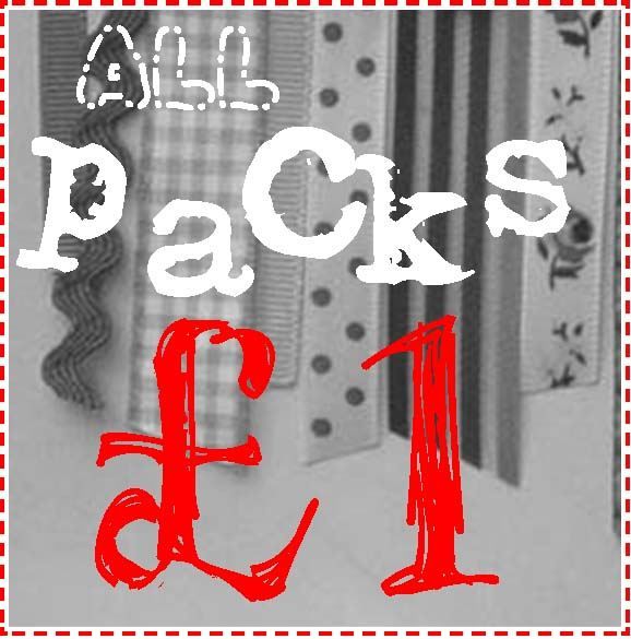 £1 Ribbon Packs